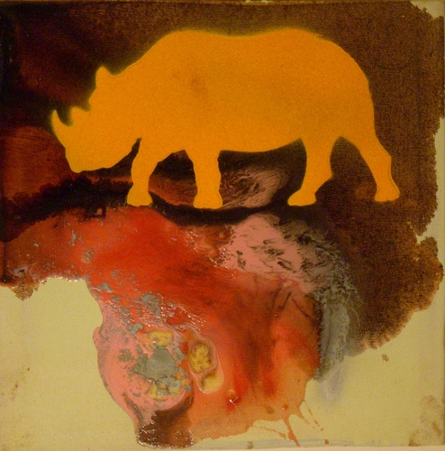 Painting-Mango Rhino