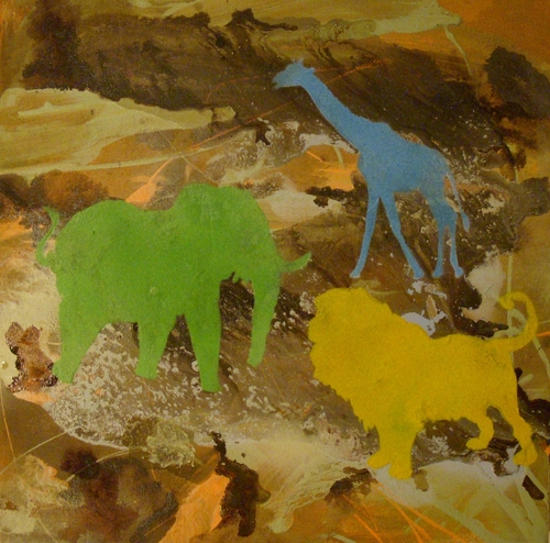 Painting-Oil-Fun Jungle