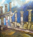 Painting--Oil-LandscapeRuins of Pompeii