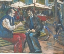 Painting--Oil-FigurativePiza Flea Market
