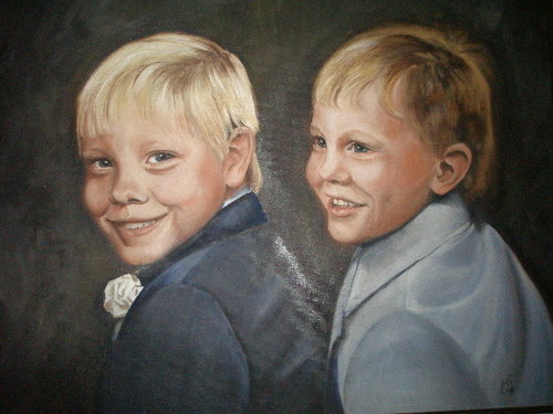 Painting-Richard and Luke