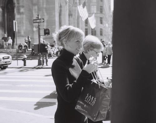 Photography-Two Women, 5th Avenue, New York City
