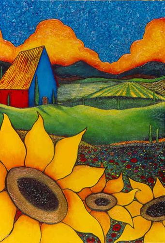 Painting-Tuscan Landscape #24