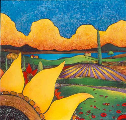 Painting-Lavender Fields of Provence #3