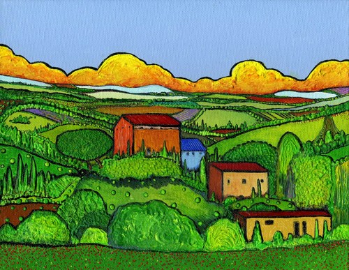Painting-Landscape-Tuscan Summer #2