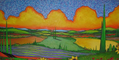 Painting-Landscape-Tuscan Hillside #1