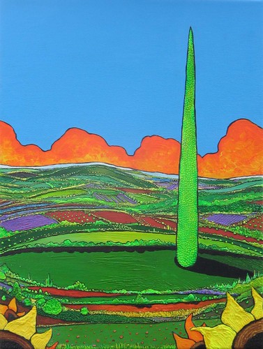 Painting-Landscape-Cypress
