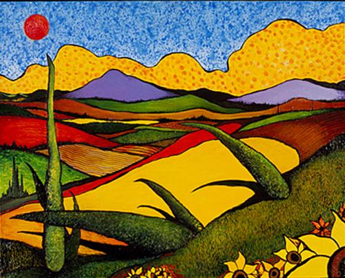 Painting-Abstract-Tuscan Workshop #11