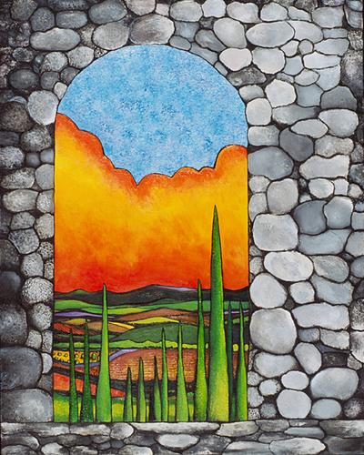Painting-Abstract-Tuscan Workshop #12