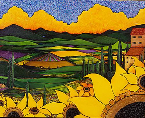 Painting-Abstract-Tuscan Workshop #13