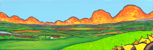 Painting-Landscape-Summer in Tuscany #11