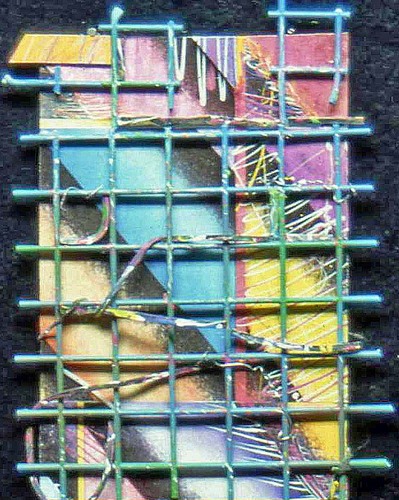 Painting-Landscape-Blue Grid  No. 1