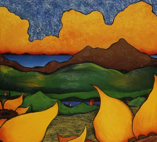 Painting-Landscape-A View Of The Valley