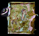 Mixed Media--Non-representationalle lapin...