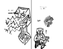 Drawing--Ink-AnimalsC30 and C31