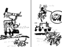Drawing--Ink-AbstractC52 and C53
