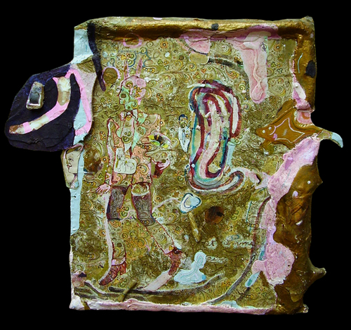 Mixed Media-Non-representational-le lapin...
