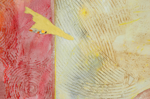 Mixed Media-Non-representational-Disconnect, Detail