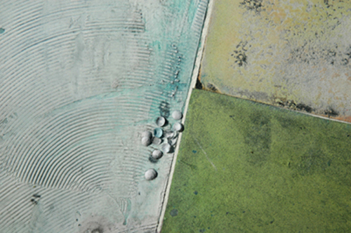 Mixed Media-Round Palette, Detail