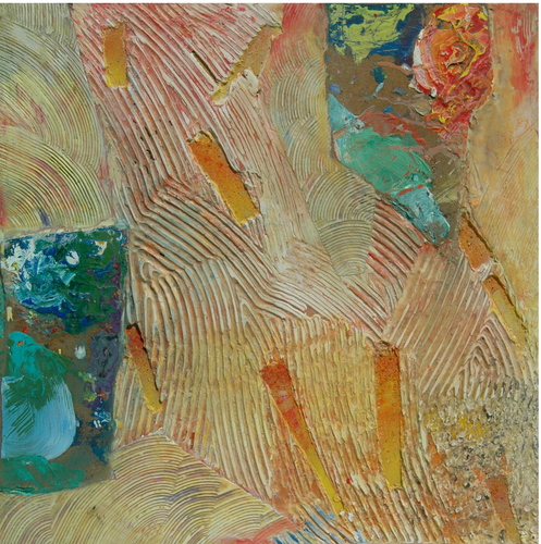 Mixed Media-Non-representational-Green Palette I