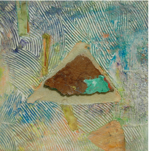 Mixed Media-Green Palette II