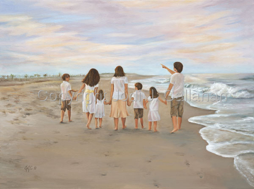 Painting-Bonding at the Beach