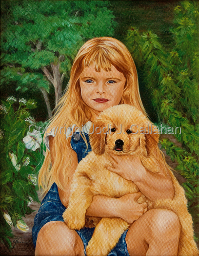 Painting-Portrait-Best Friends