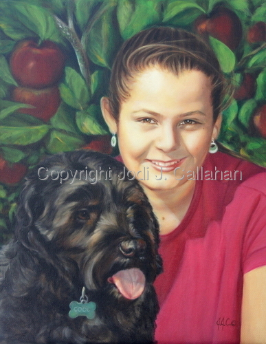 Painting-Portrait-Nena & Coco