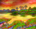 Fiery Landscape