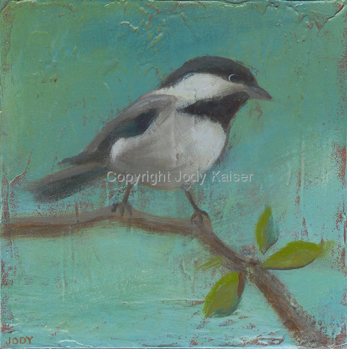 Chickadee Perched