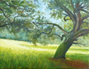 Painting--Oil-ImpressionismUnder the Oaks