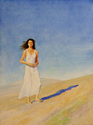Illustration-White Summer Dress (Version 1)