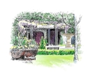 Illustration-Merryvale Winery, St. Helena, CA