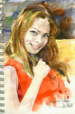 Painting-Young Girl