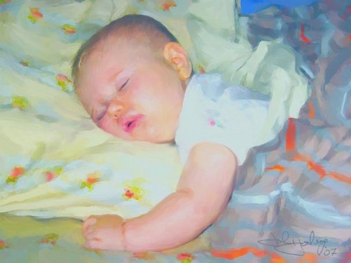 Painting-Allegorical-Asleep