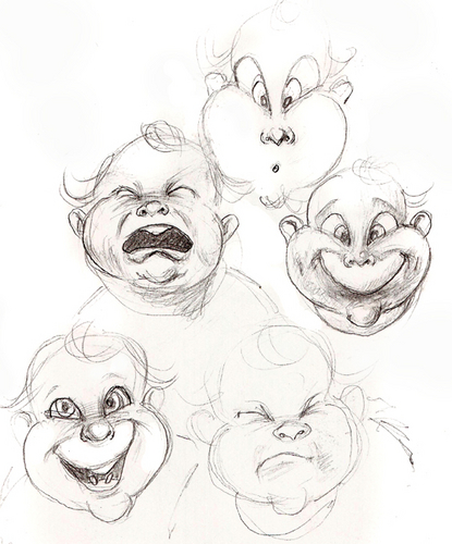 Drawing-Portrait-Baby Faces