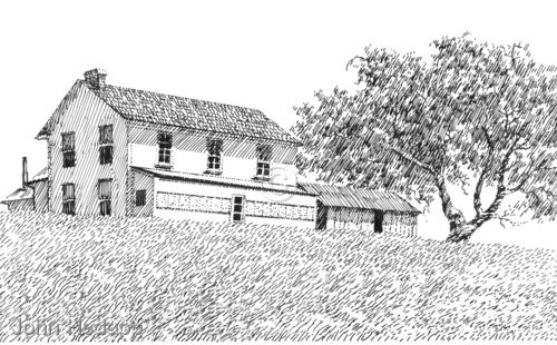 Drawing-Landscape-Near Bodega
