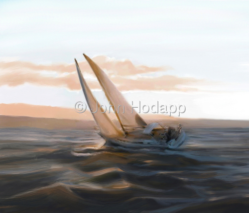 Illustration-Illustration 5 (Final choice for J.W. Morris wine label) 