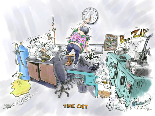Illustration-Time Out