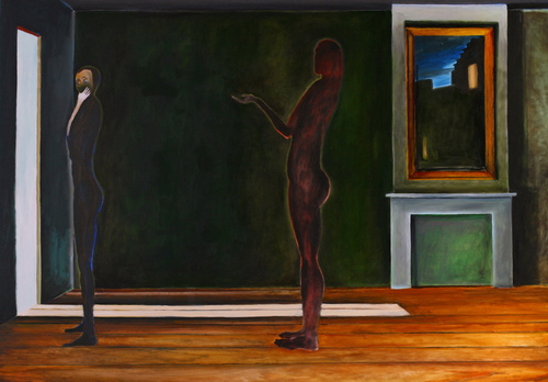 Painting-Oil-THE LIE