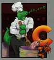 Chef Croc cooks creole