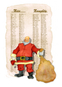 Santa Christmas Card