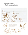 Dragonscale family character design