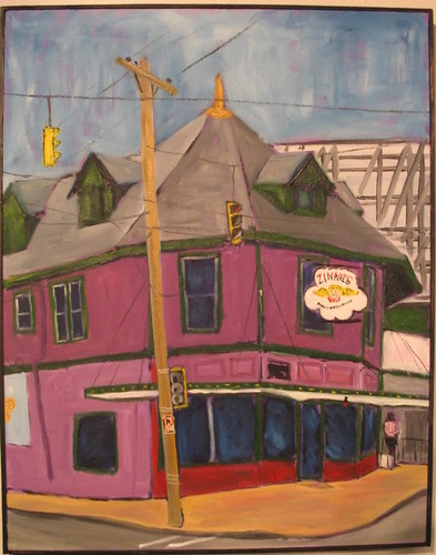 Painting-Cityscape-Zinnies