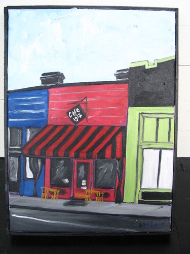 Painting-Cityscape-Cafe 1912