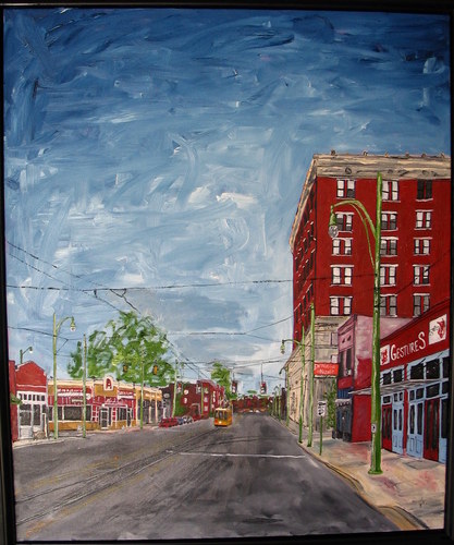 Painting-Cityscape-South Main