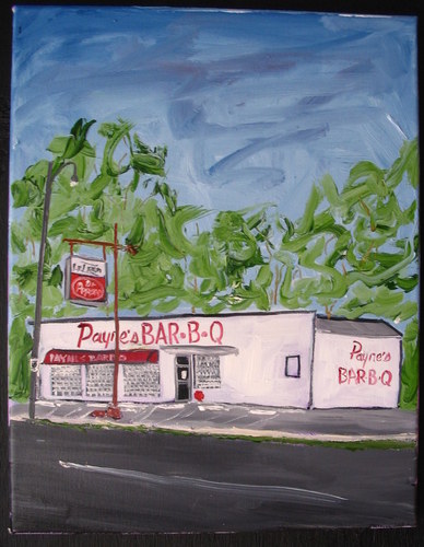 Painting-Cityscape-Payne's BBQ