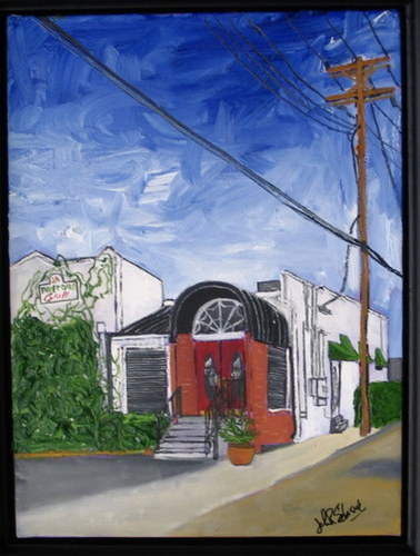 Painting-Cityscape-Three Oaks Grill