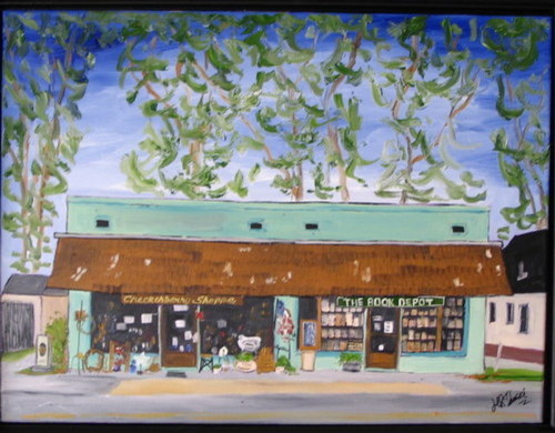 Painting-Cityscape-Germantown Shopping