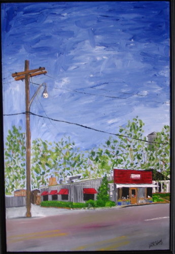 Painting-Cityscape-Germantown Commissary